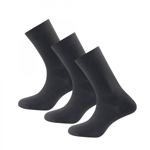 Devold Daily Merino Medium Sock 3pk  Black